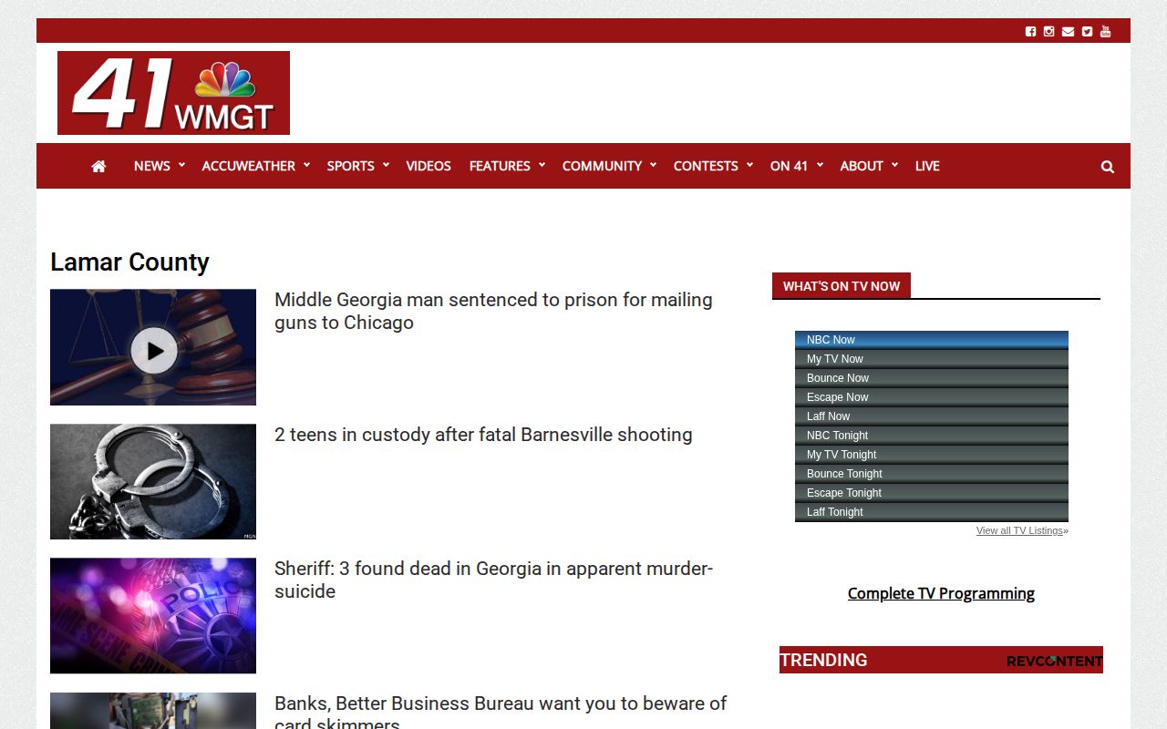 41NBC Lamar County regional news tag page with incident coverage
